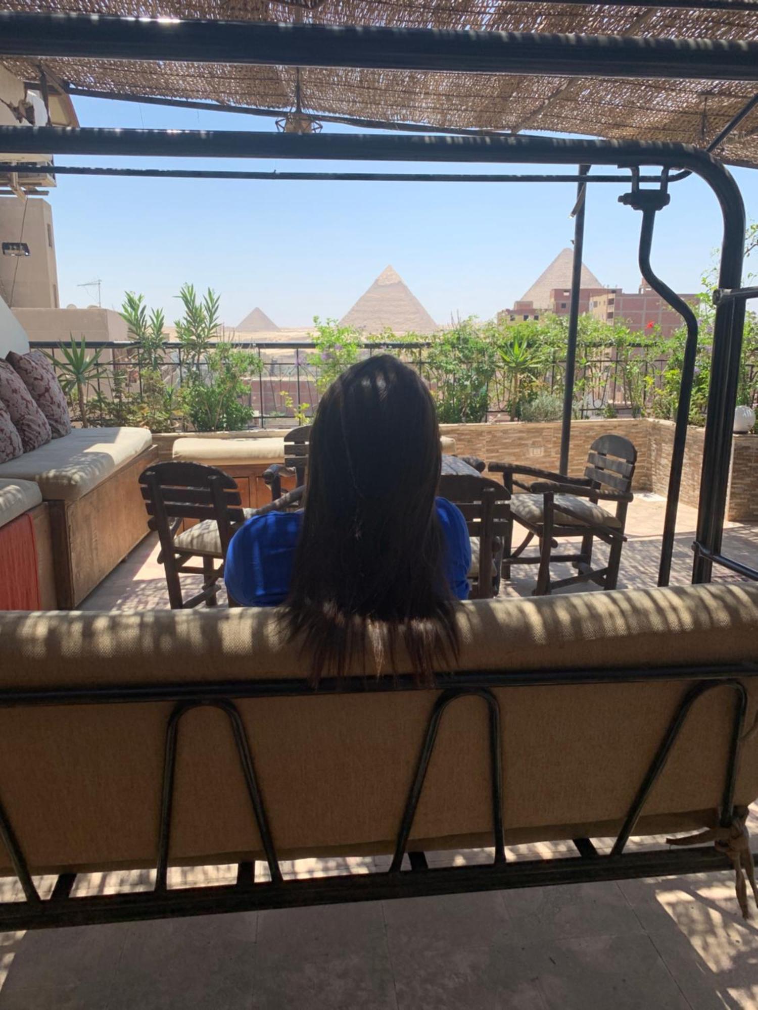 Draz Pyramids View Bed & Breakfast Kafrat al Jabal Exterior photo